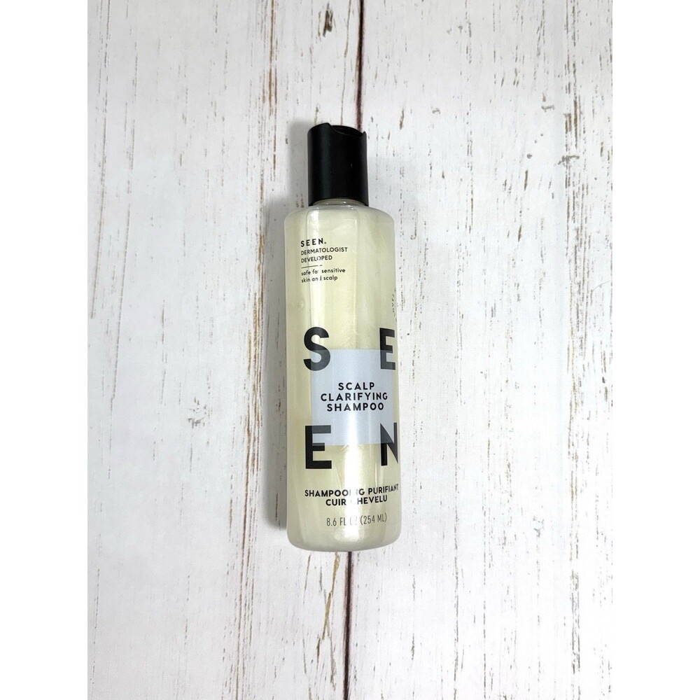 SEEN Scalp Clarifying Shampoo 8.6oz Full Size NEW Sensitive Skin & Scalp Safe
